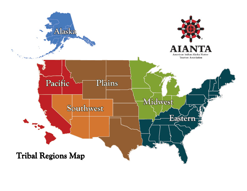 AIANTA Regions Map