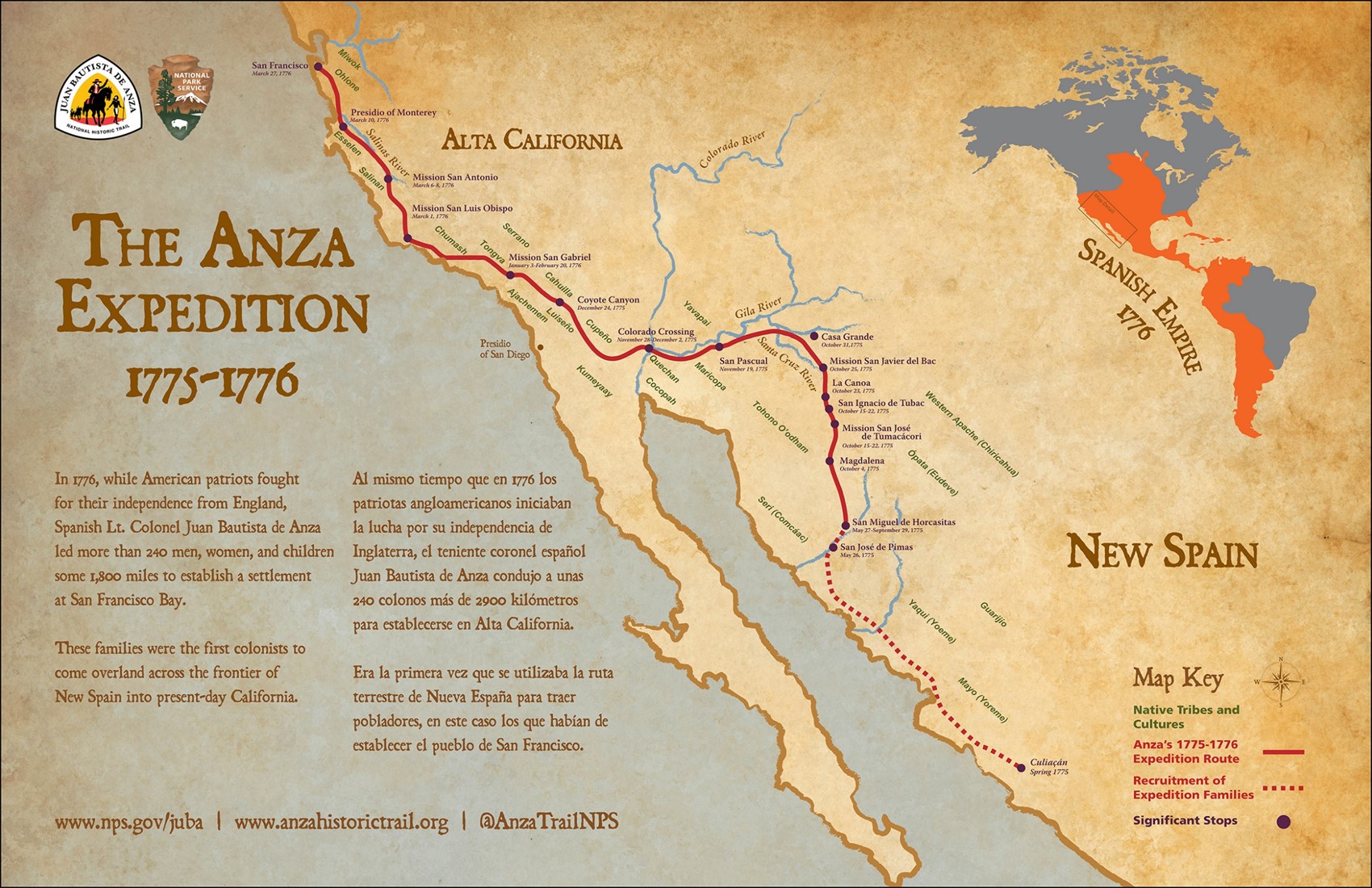 ANZA Trail Map // credit NPS