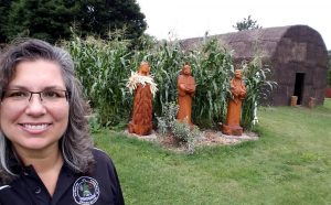 Michelle Danforth at the new Oneida Longhouse_1000